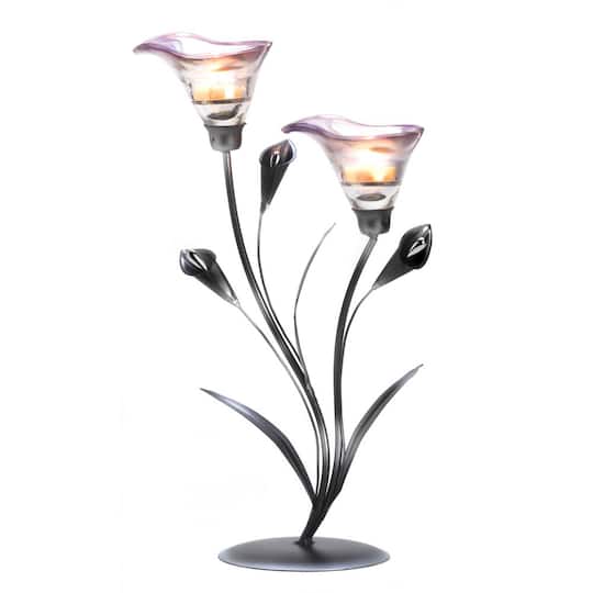 15&#x22; Calla Lily Candle Holder